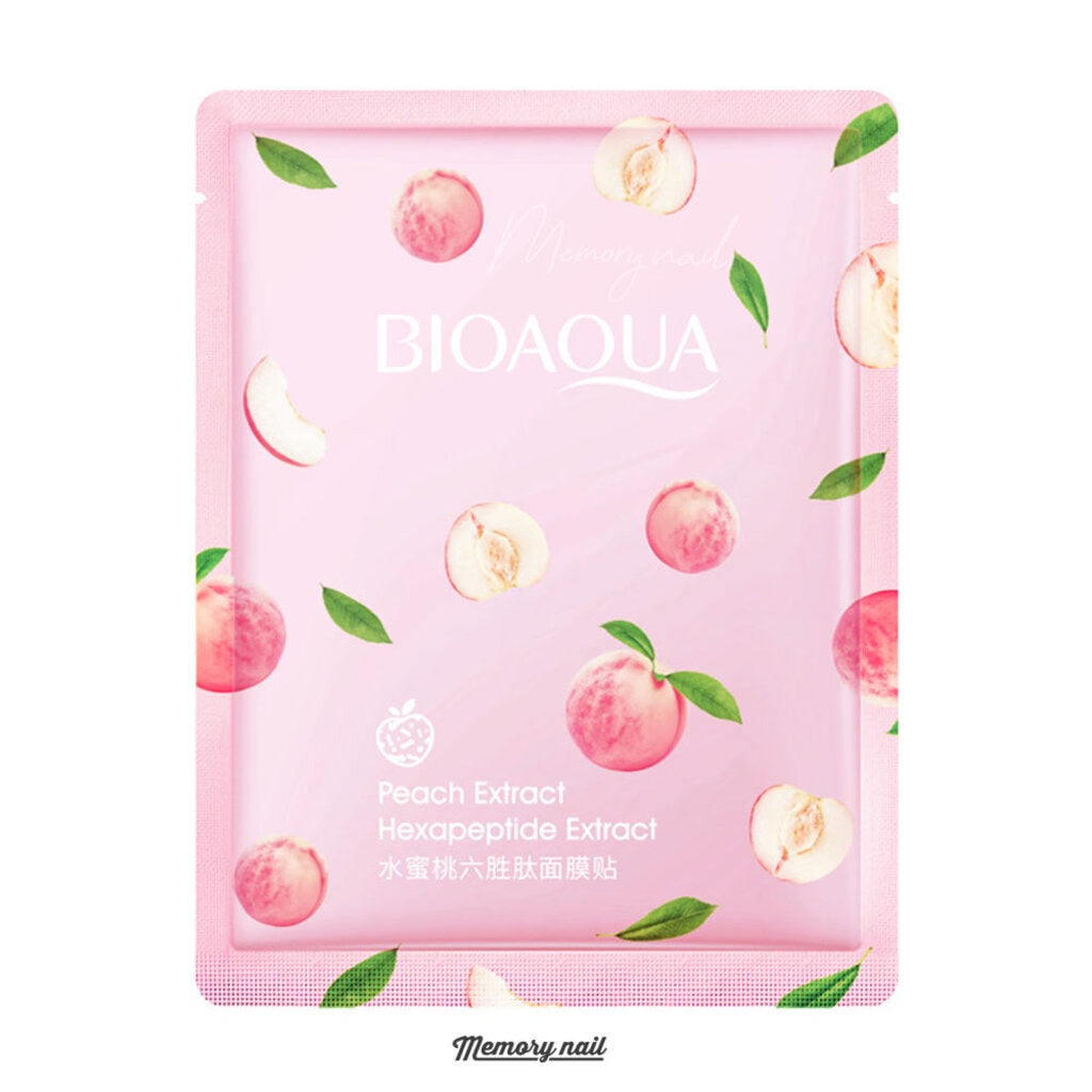 Mascarilla Velo Peach Bioaqua