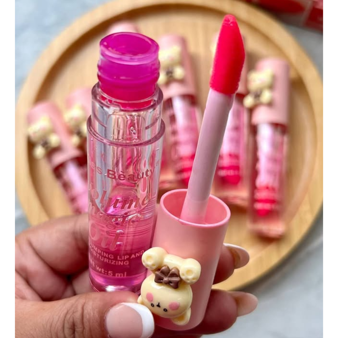 Lip gloss magico volume osito kiss beauty