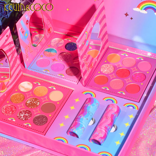 Sombra Paleta Rainbow cosmetic Kevin & Coco