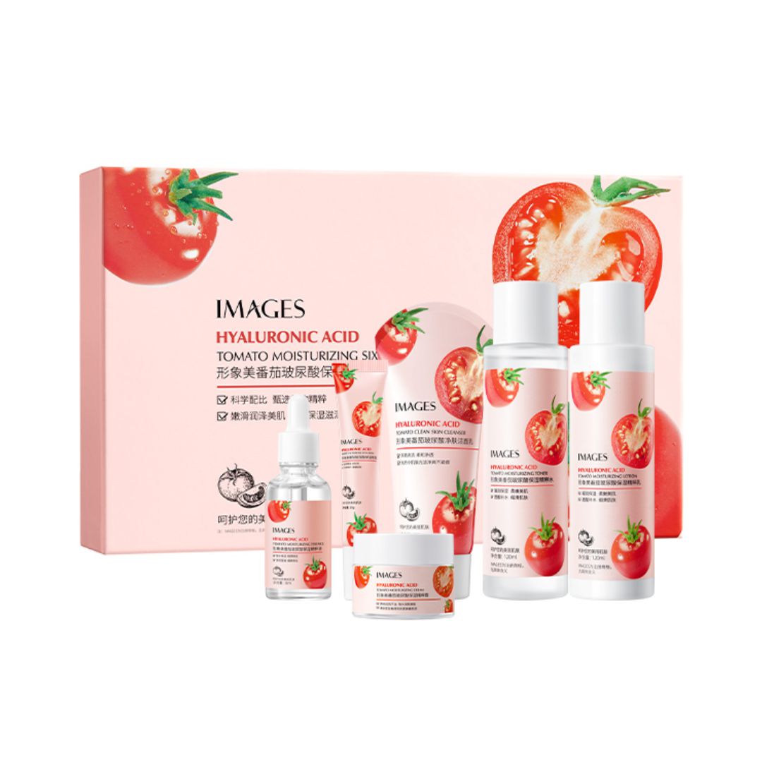 Kit Cuidado Facial de lujo Tomate y Acido Hialuronico (ENVIO GRATIS)