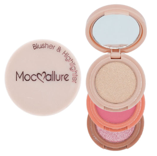 Iluminador Rubor Bronzer 3 en 1 Mocallure