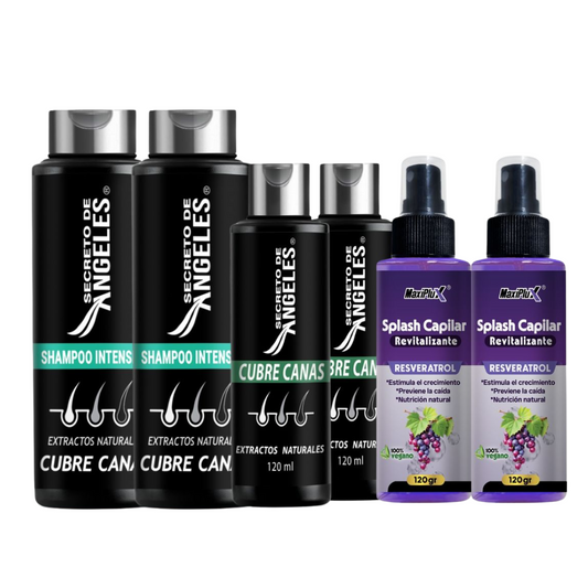 Super Combo Cubre Canas + X2 Splas Capilar Resveratrol