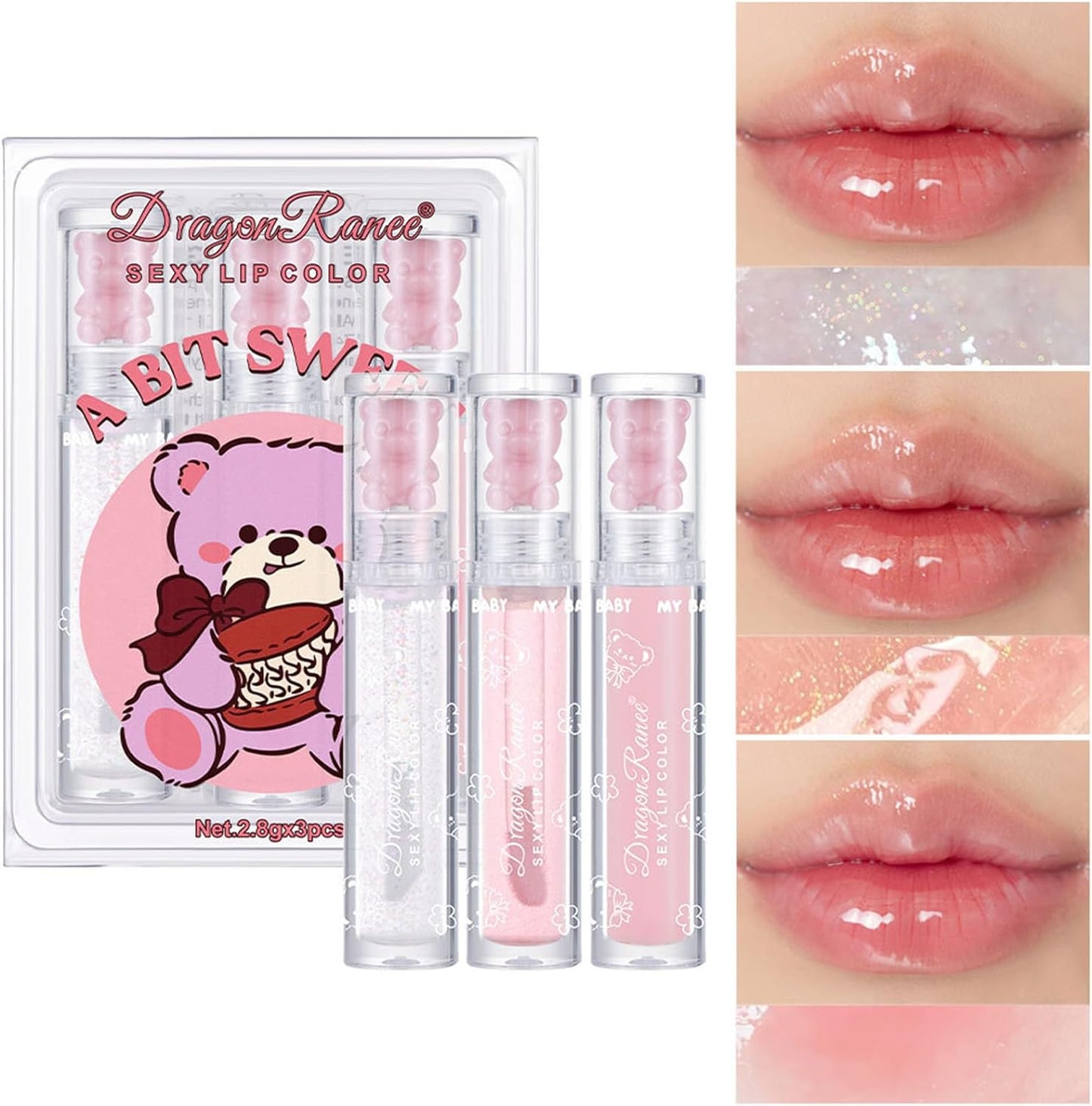Set de Lip Gloss A Bit Dragon Ranee
