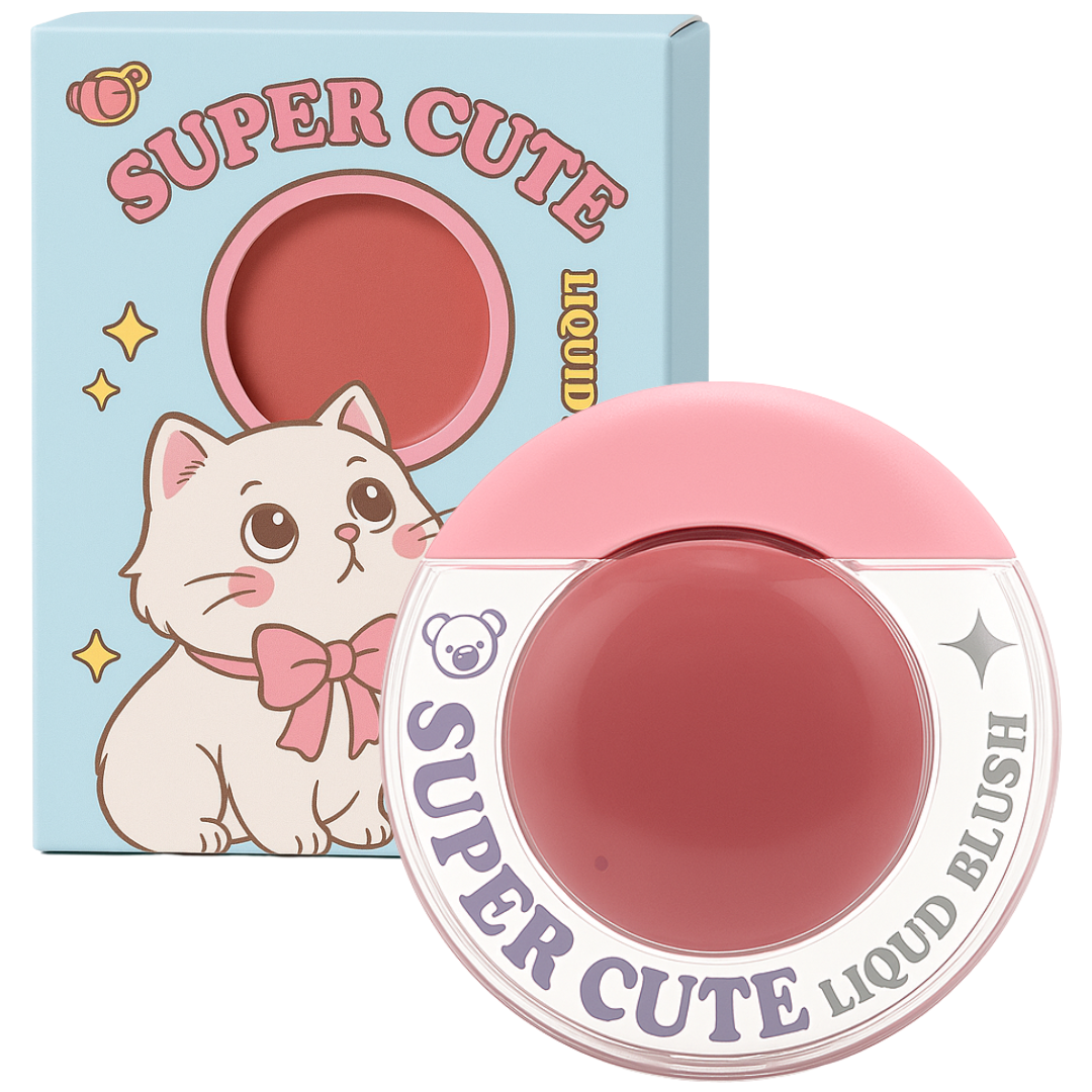 Rubor liquido Super cute gato waterproof OF