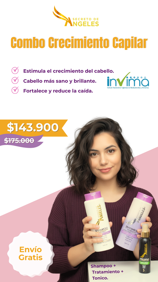 Combo Crecimiento Capilar Secreto de Ángeles