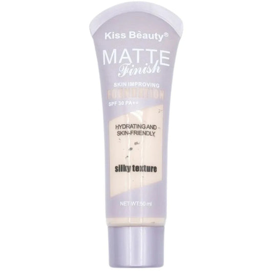 Base matte finish + protector solar 30spf kiss beauty