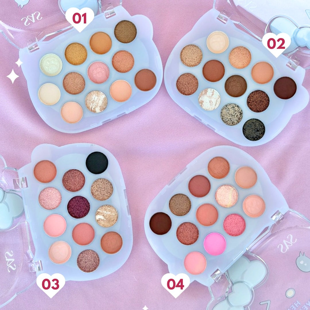 paleta Sombra de ojos kitty hello SAS