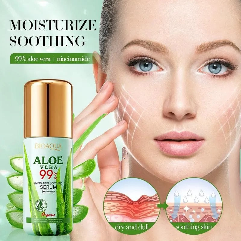 Serum Facial Orgánico Reparador de Aloe Vera 99 %