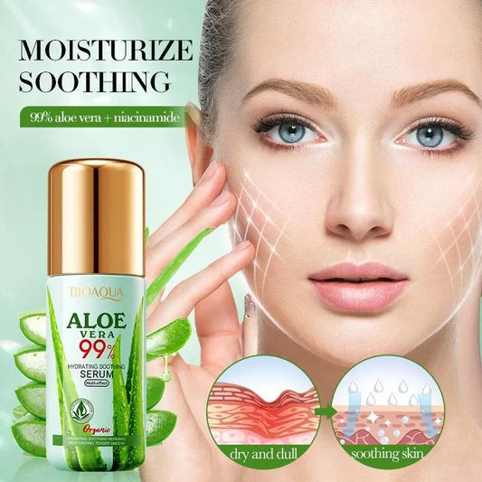 Serum Facial Orgánico Reparador de Aloe Vera 99 %