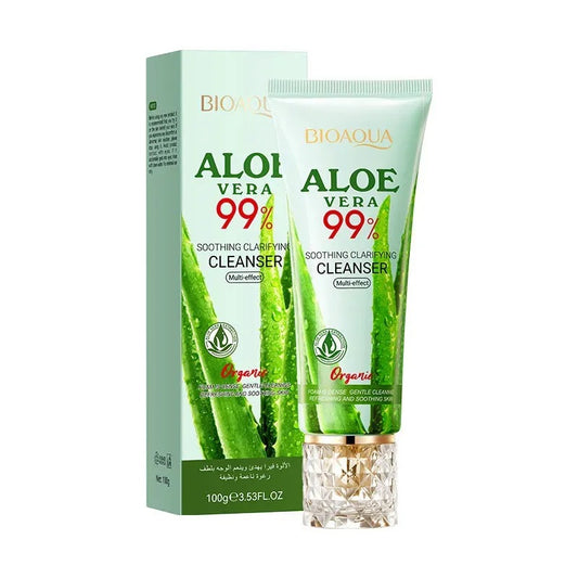 Jabon Facial Orgánico Reparador de Aloe Vera 99 %