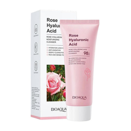 Jabon de Rosas y Acido Hialuronico Bioaqua