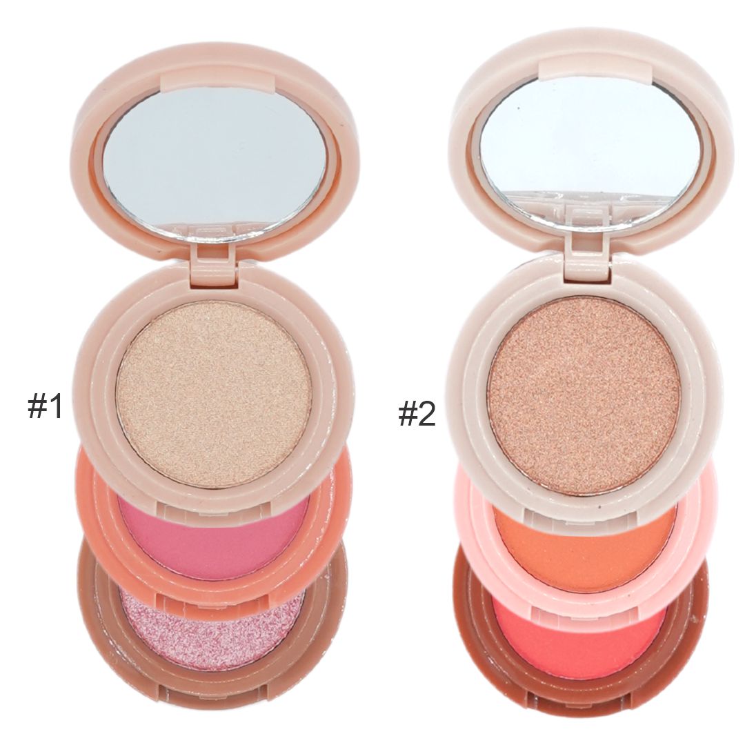 Iluminador Rubor Bronzer 3 en 1 Mocallure